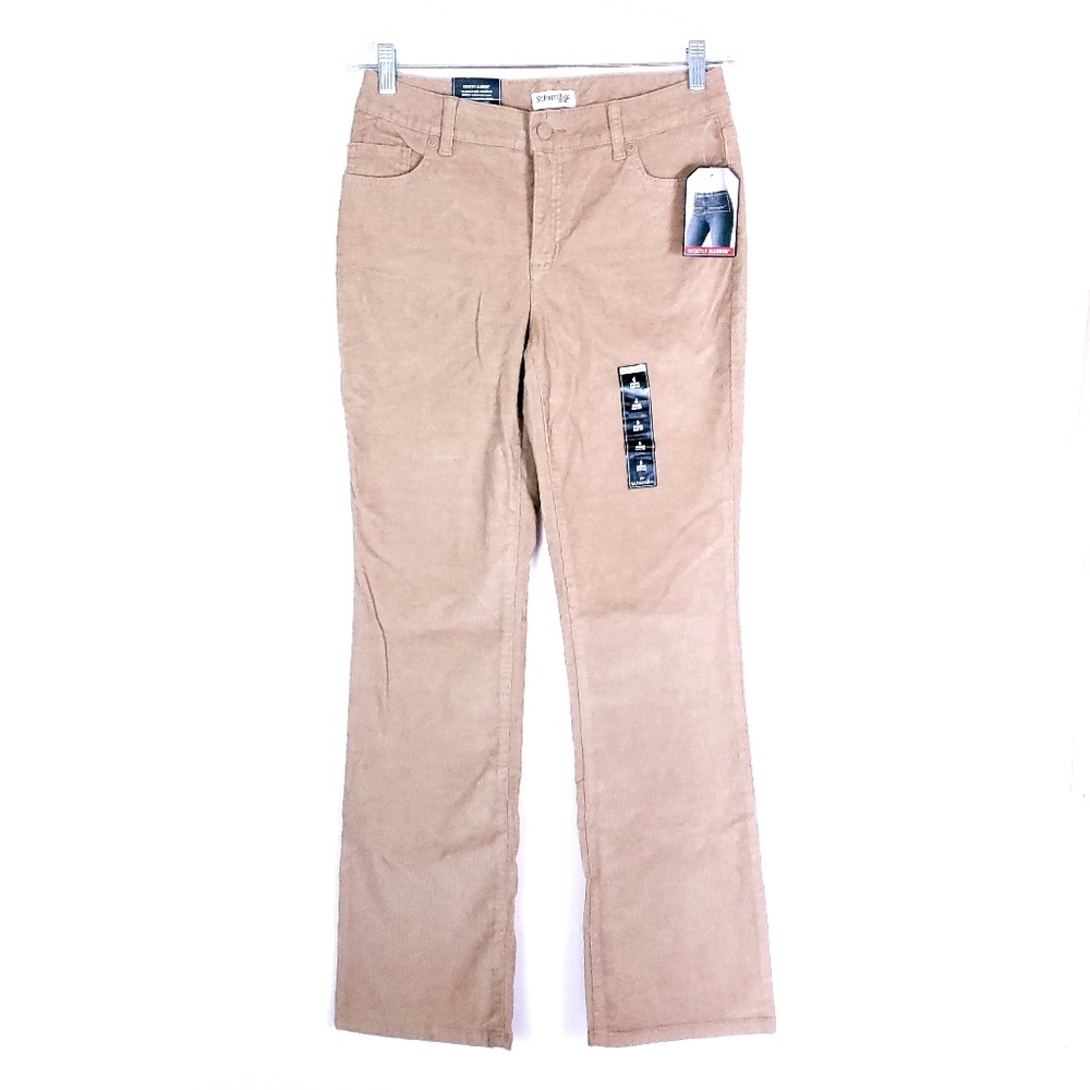 St. John's Bay Women Pant Secretly Slender Mid Rise Size 8 - NWT
